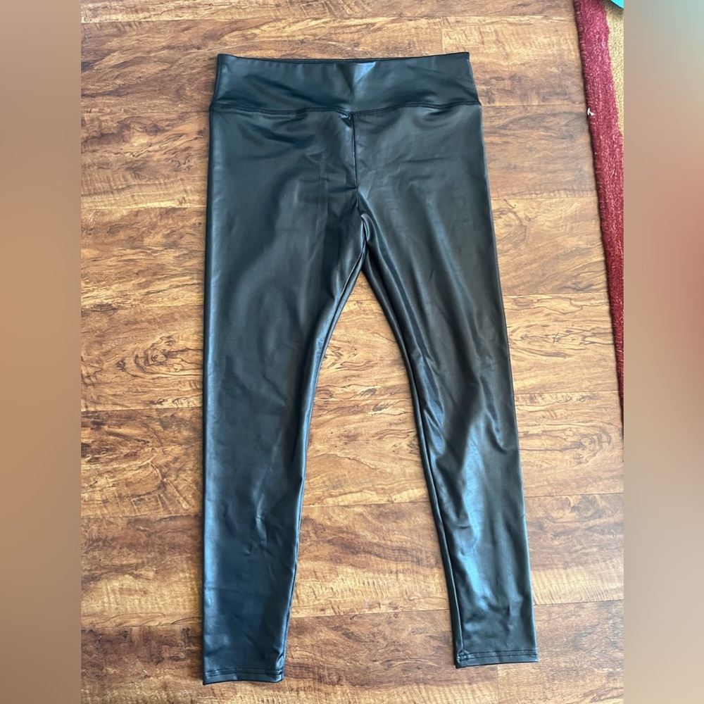 Wild Fable Black Faux Leather leggings